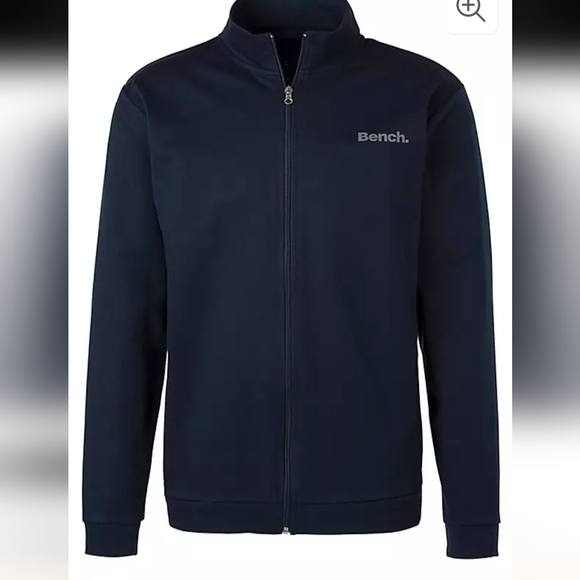 Bench Tech Jacket With Handwarmer Cuffs and Stand Up Collar Mens Size Small - Picture 9 of 10